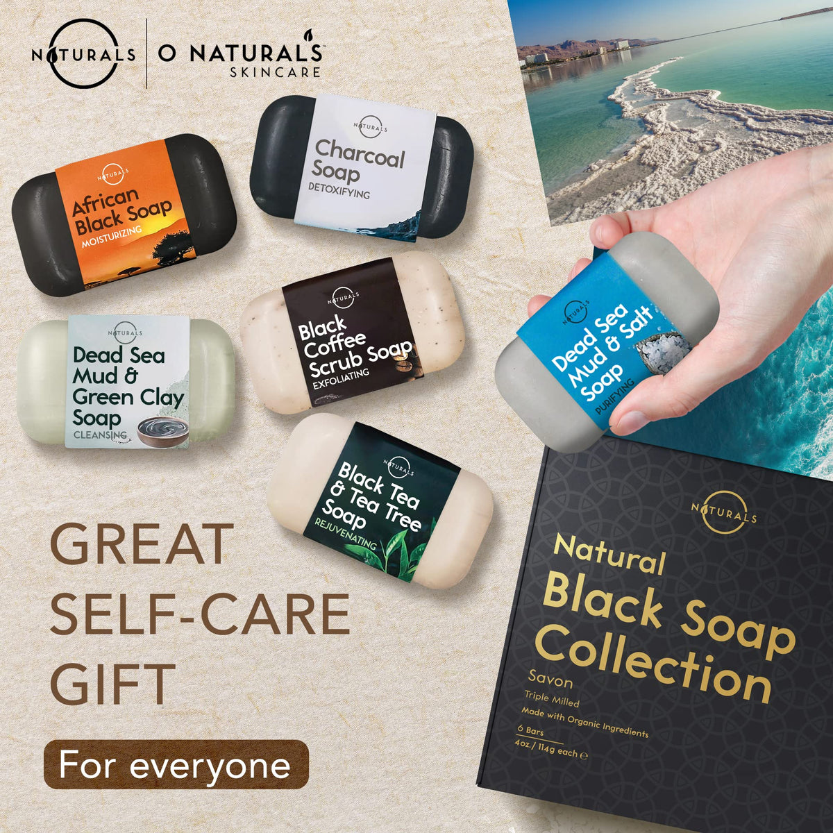 Cleasing Dead Sea Mud Soap bar from O NATURALS