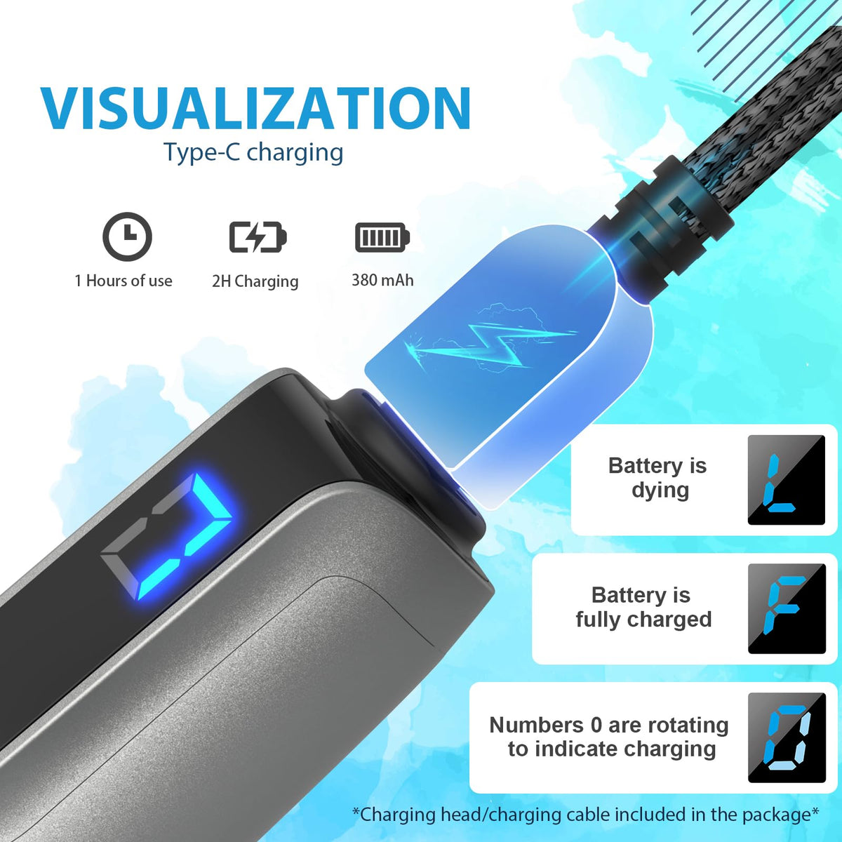 CLETINA Microneedle Roller Pen 0.24MM side view