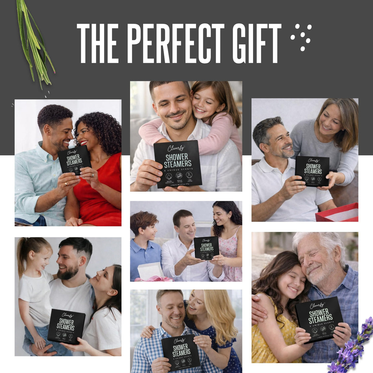 CLEVERFY Shower Steamers Ginger & Orange tablet close-up