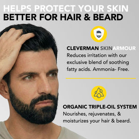 CLEVERMAN Reusable Hair Dye showing clean colour formula