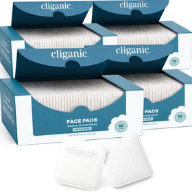 Cliganic Extra Large Face Pads 200 Count front view