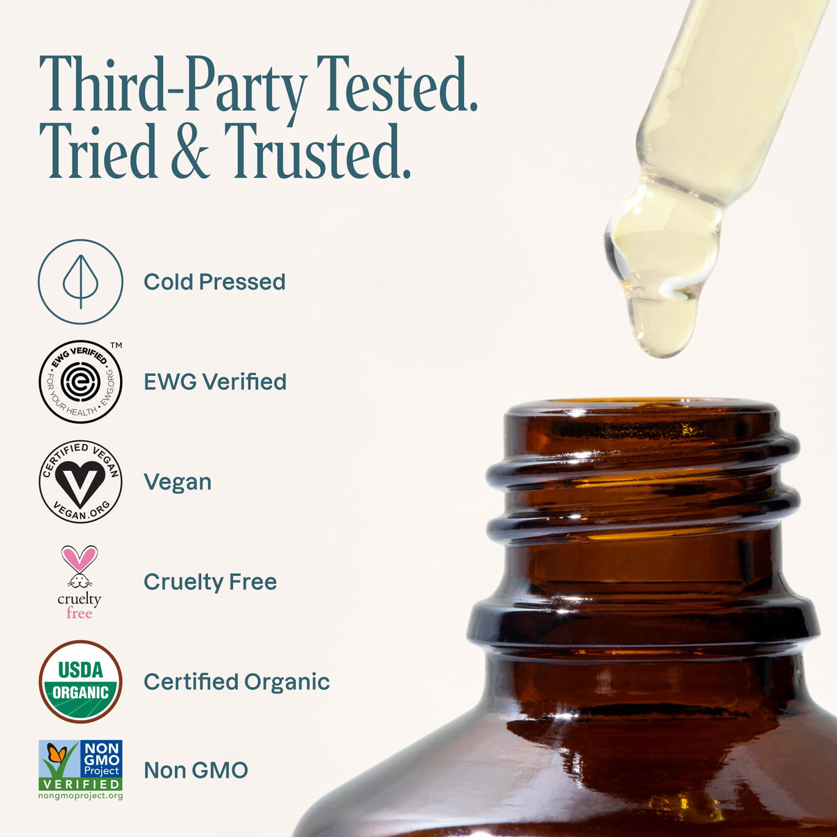 Cliganic Organic Argan Oil 128oz in a beauty routine setting
