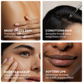 Cliganic Organic Argan Oil with dropper close-up