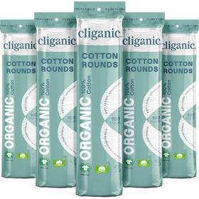 Cliganic Organic Cotton Rounds 500 Count front view