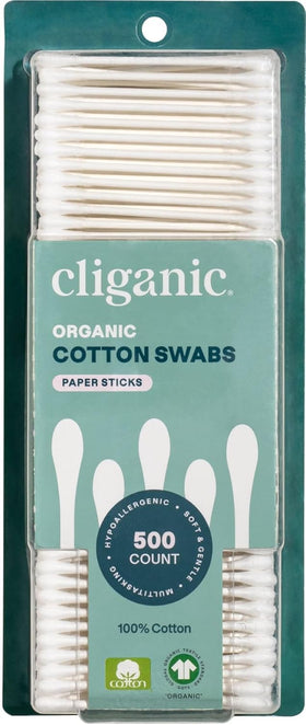 Cliganic Organic Cotton Swabs cleaning electronics