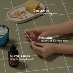 Cliganic Organic Cotton Swabs eco-friendly paper sticks