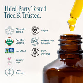 Cliganic Organic Jojoba Oil 16 oz packaging details