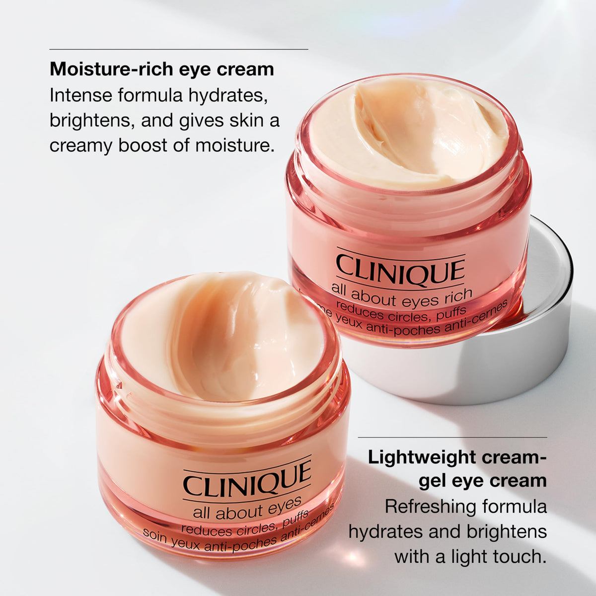 Clinique All About Eyes eye cream in a travel bag