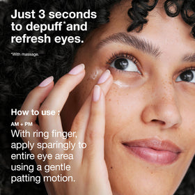 Clinique All About Eyes eye cream with fresh flowers