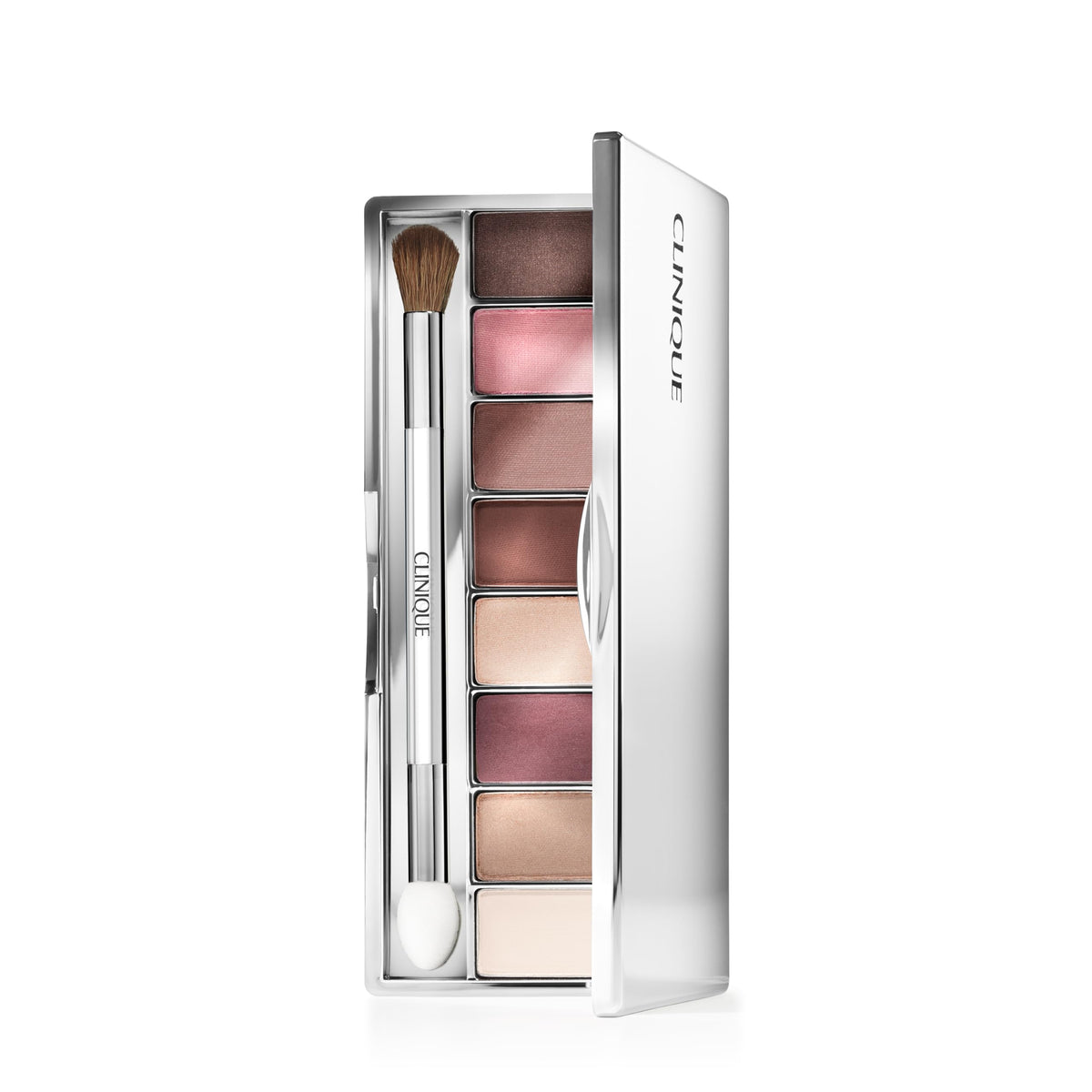 Clinique All About Shadow Eyeshadow Palette front view with 8 shades