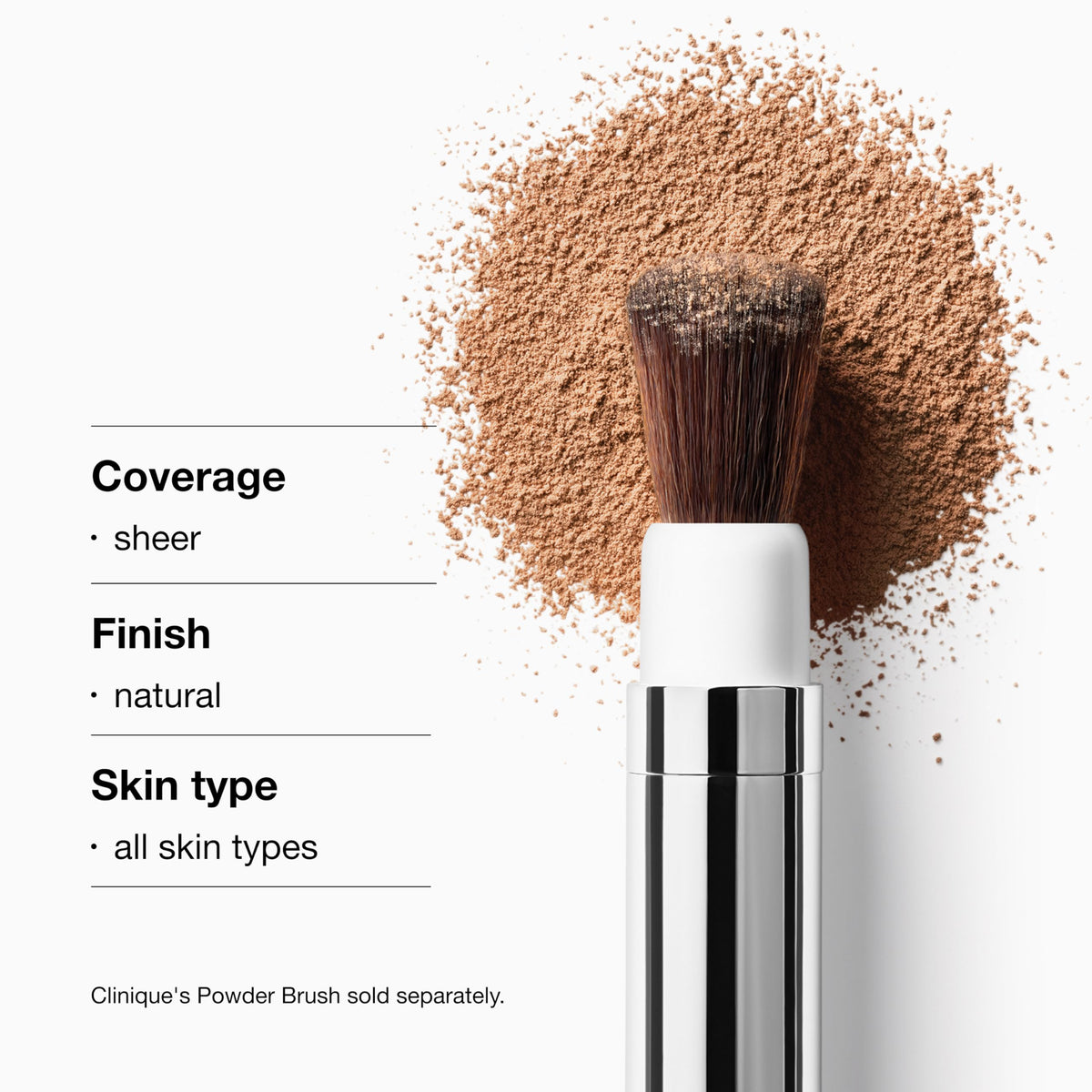 Clinique Blended Face Loose Setting Powder close-up of texture