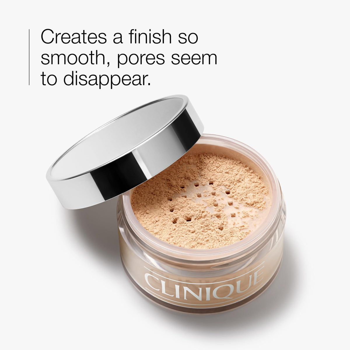 Clinique Blended Face Loose Setting Powder side view showing packaging