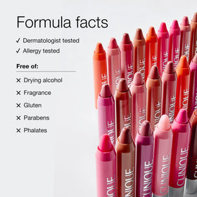 Clinique Chubby Stick Tinted Lip Colour Balm application on lips