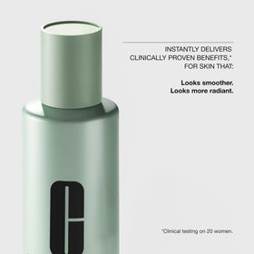 Clinique Clarifying Lotion 1.0 back view showing ingredient list