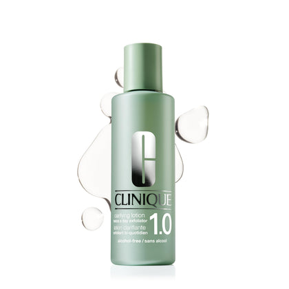 Clinique Clarifying Lotion 1.0 front view with 13.5 Fl Oz label