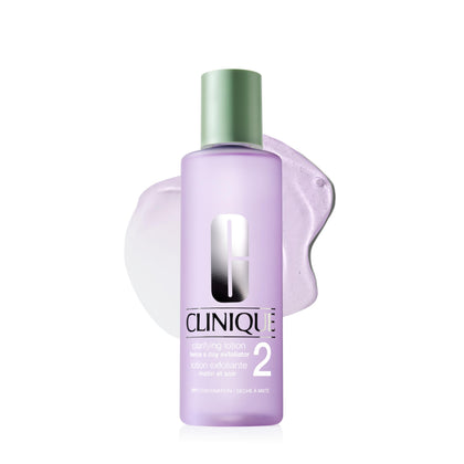 Clinique Clarifying Lotion 2 front view with 13.5 Fl Oz bottle
