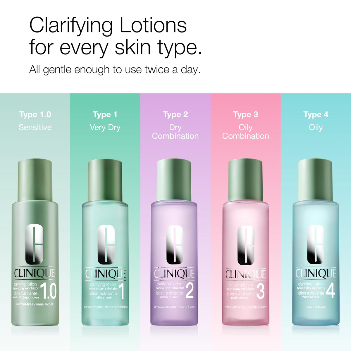 Clinique Clarifying Lotion 3 back view bottle