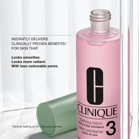 Clinique Clarifying Lotion 3 with cotton ball
