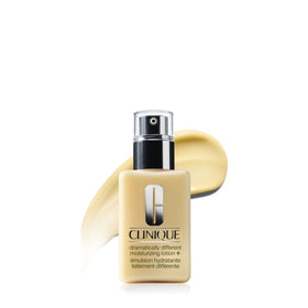 Clinique Dramatically Different Moisturizing Lotion+ front view with packaging