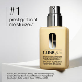 Clinique Dramatically Different Moisturizing Lotion+ side view showing texture
