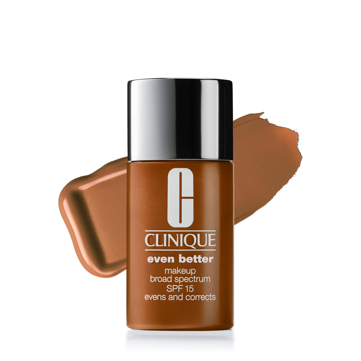 Clinique Even Better Foundation SPF 15 front view, Pecan shade