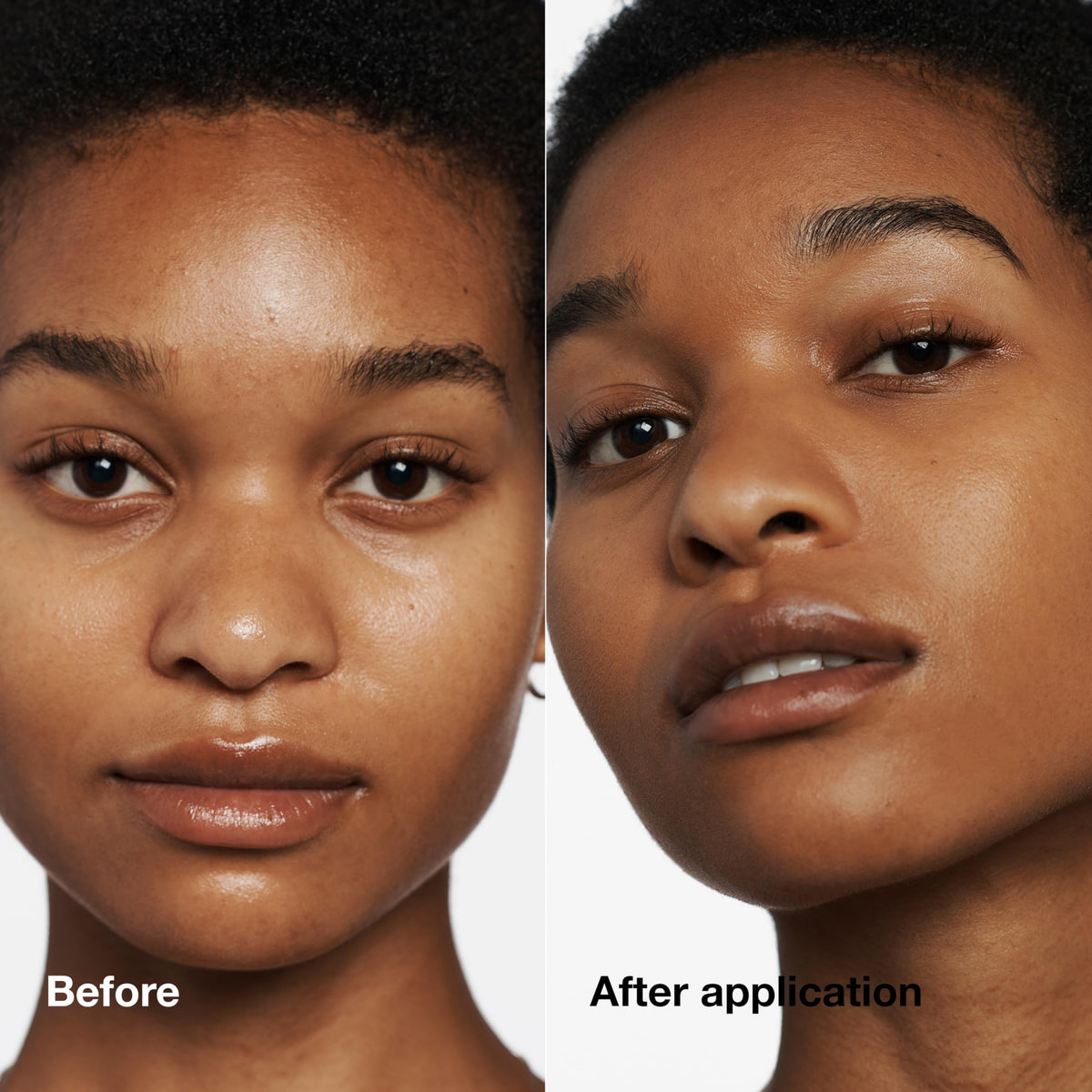 Clinique Even Better Foundation swatch on skin showing natural finish