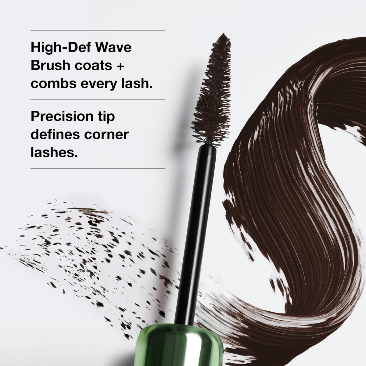 Clinique High Impact High-Fi Mascara application on lashes