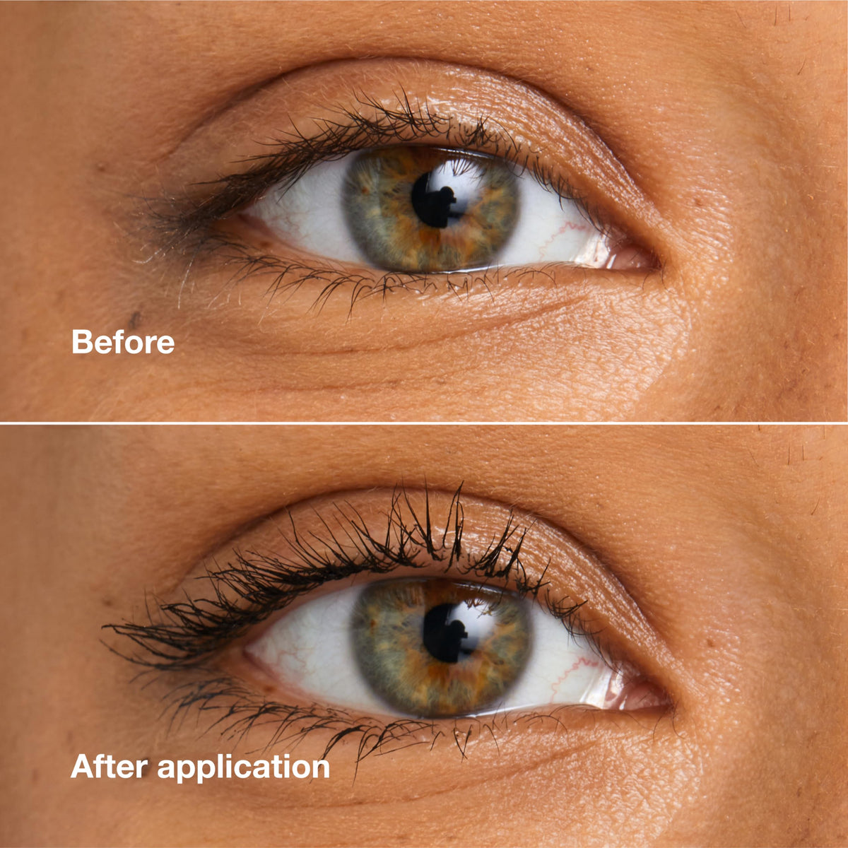 Clinique High Impact Waterproof Mascara applied on lashes