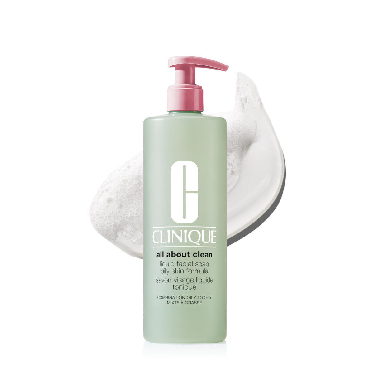 Clinique Liquid Facial Soap front view 13.5 Fl Oz bottle