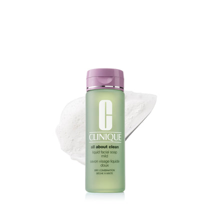 Clinique Liquid Facial Soap Mild front view 6.7 Fl Oz