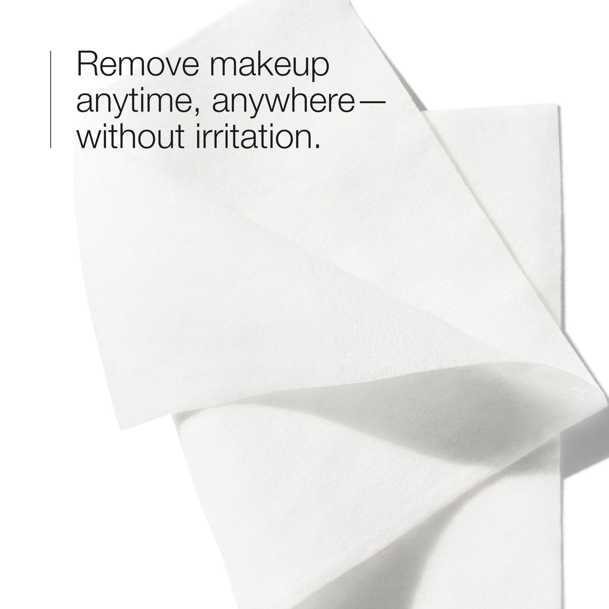 Clinique Micellar Cleansing Wipes on a travel bag