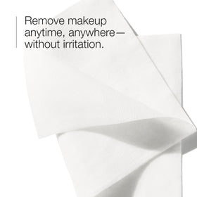 Clinique Micellar Cleansing Wipes on a travel bag