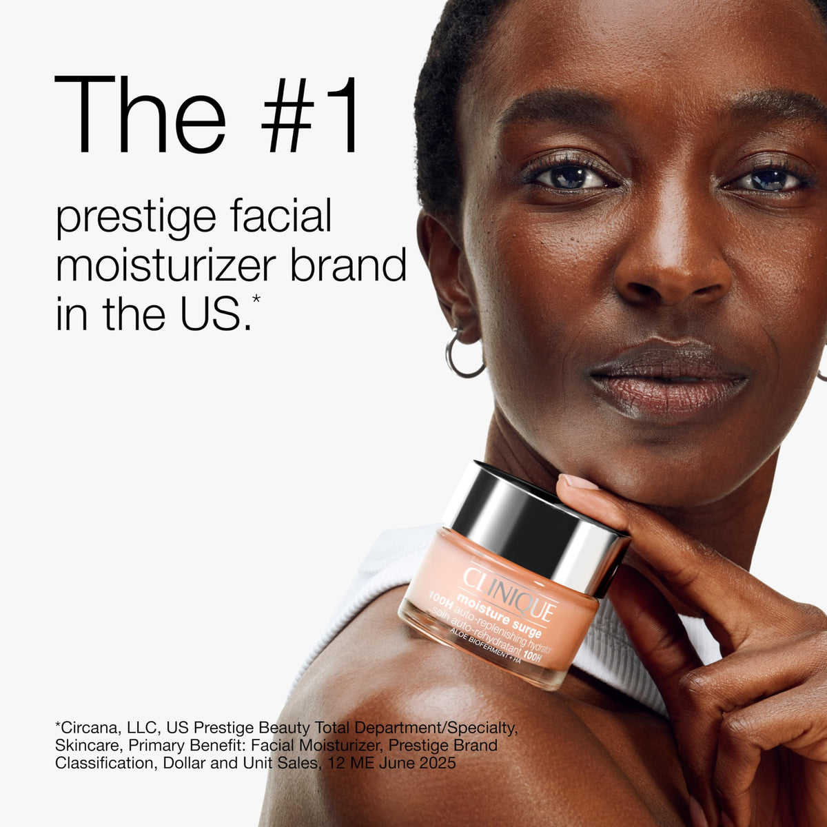 Clinique Moisture Surge 100H Mini Hydrator 0.5 Fl Oz application on skin