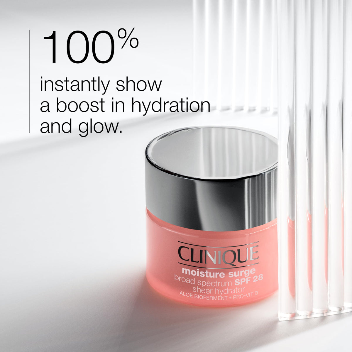 Clinique Moisture Surge Broad Spectrum SPF 28 side view