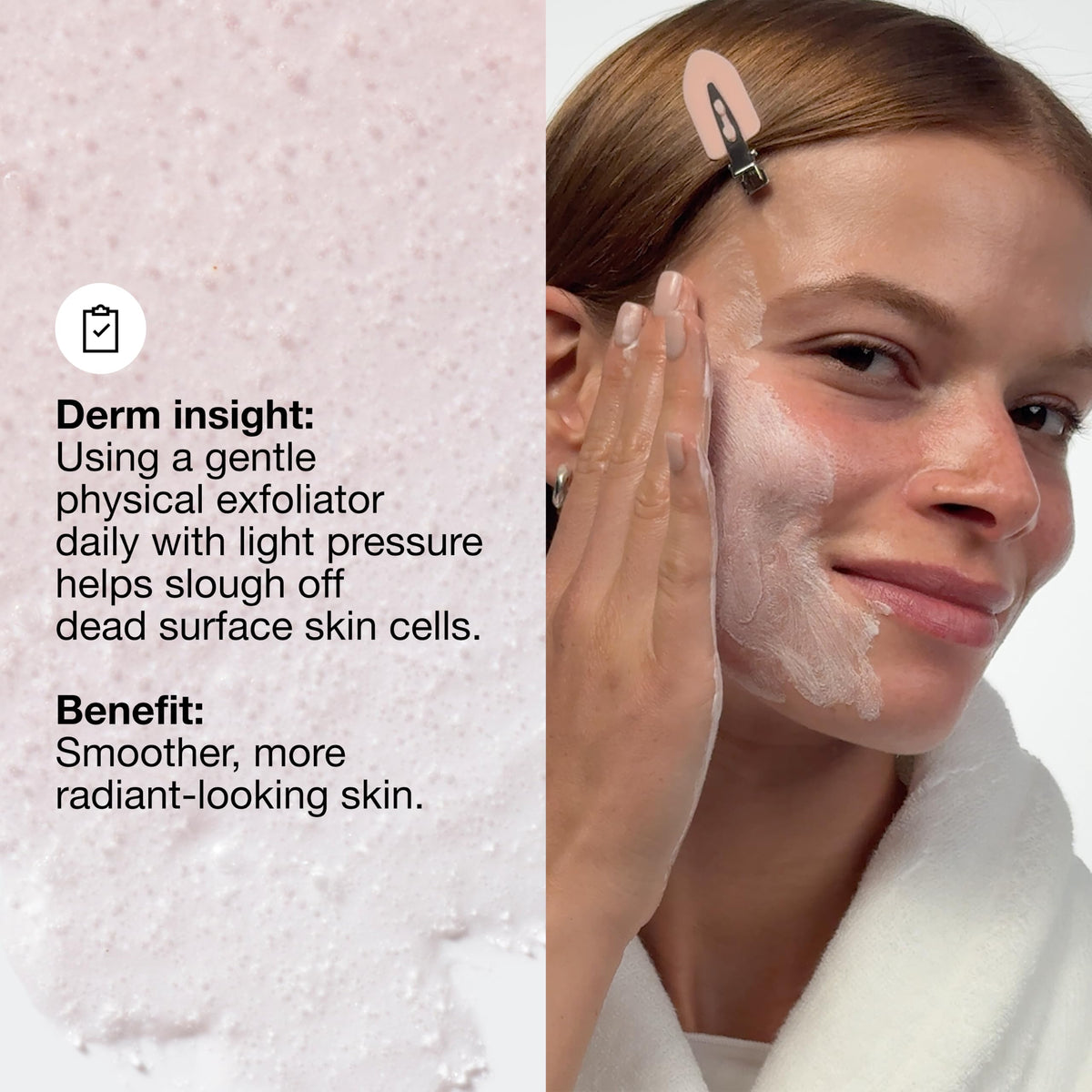 Clinique Moisture Surge Exfoliating Glow Cleanser in lifestyle setting