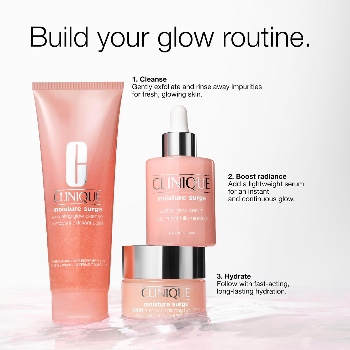 Clinique Moisture Surge Exfoliating Glow Cleanser ingredients list