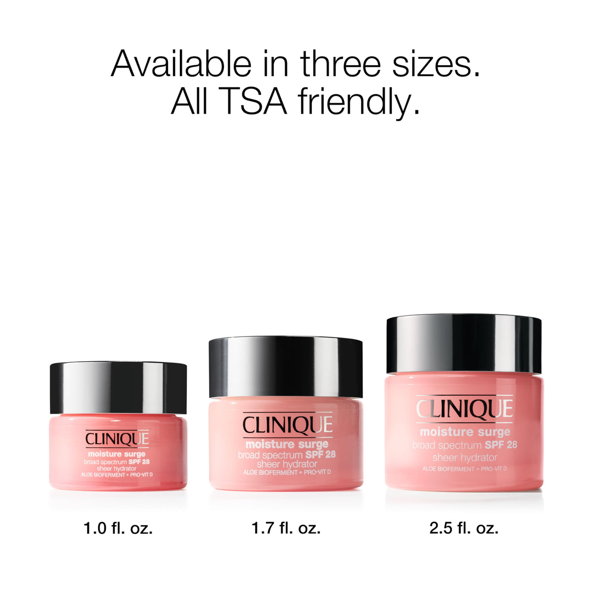 Clinique Moisture Surge Hydrator SPF 28 ingredients list