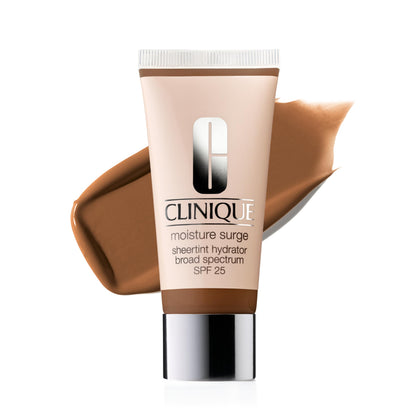 Clinique Moisture Surge Sheertint Hydrator front view with packaging