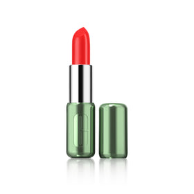 Clinique Pop Longwear Lipstick in Poppy Pop front view