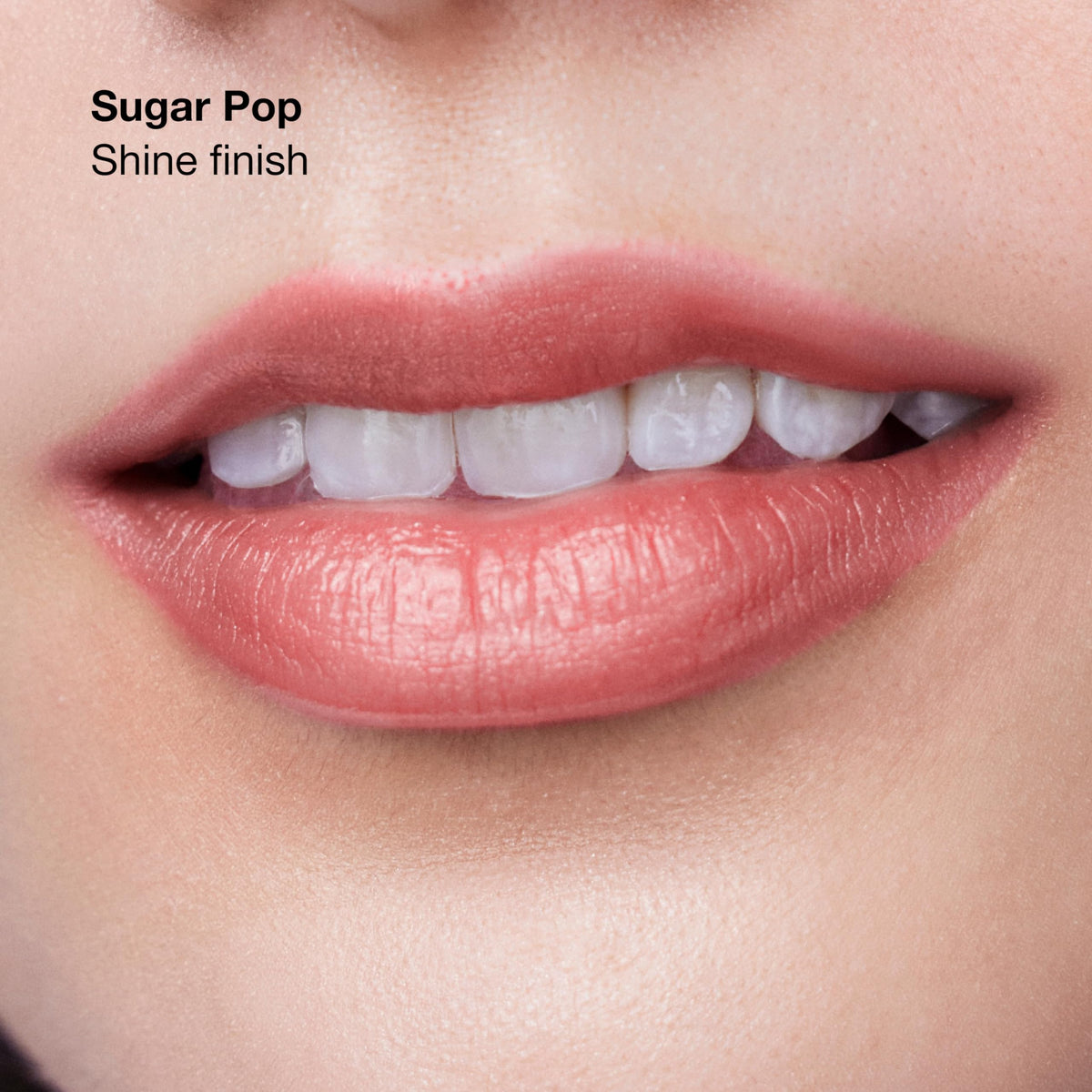 Clinique Pop Longwear Lipstick Sugar Pop swatch on skin