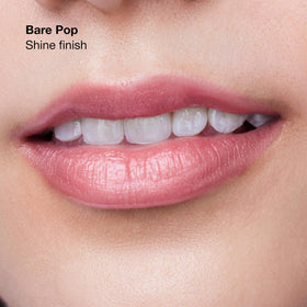 Clinique Pop Longwear Lipstick swatch on skin