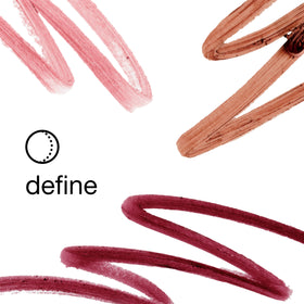 Clinique Quickliner Lip Liner Black Honey applied on lips