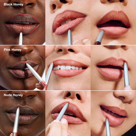 Clinique Quickliner Lip Liner Black Honey tip close-up