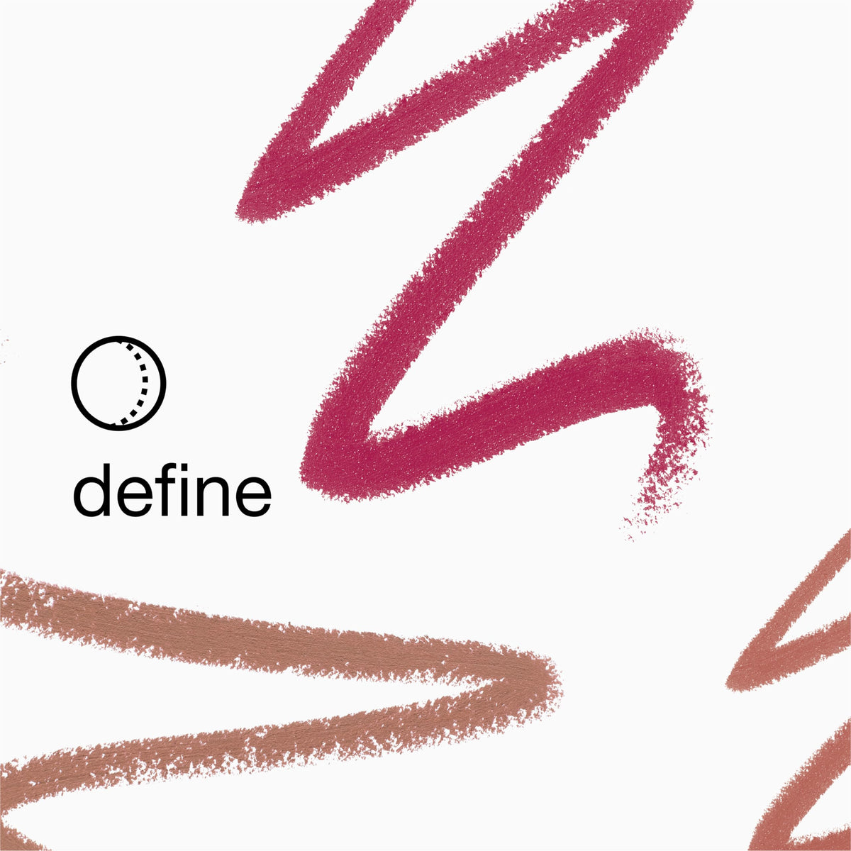 Clinique Quickliner Lip Liner Chocolate Chip applied on lips