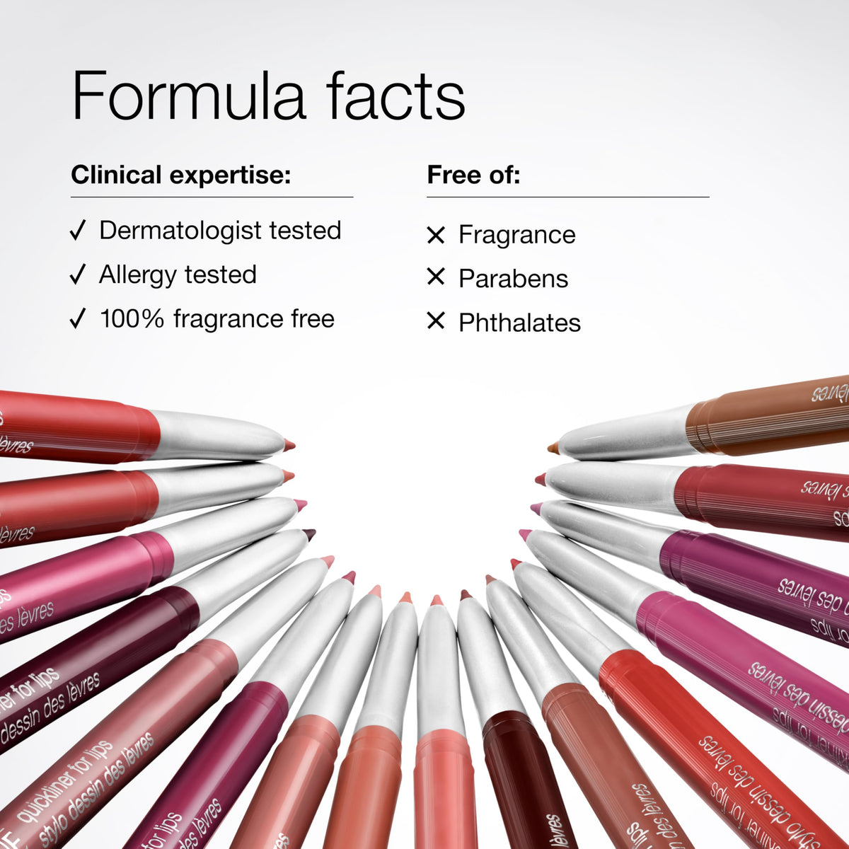 Clinique Quickliner Lip Liner Pink Honey in makeup setup