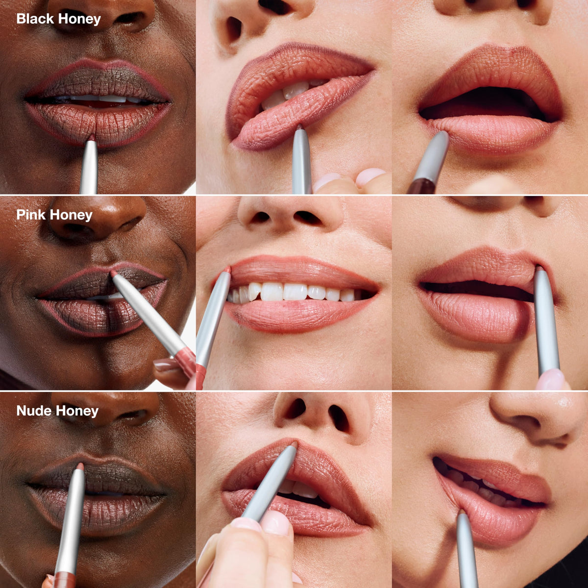 Clinique Quickliner Lip Liner Pink Honey tip close-up