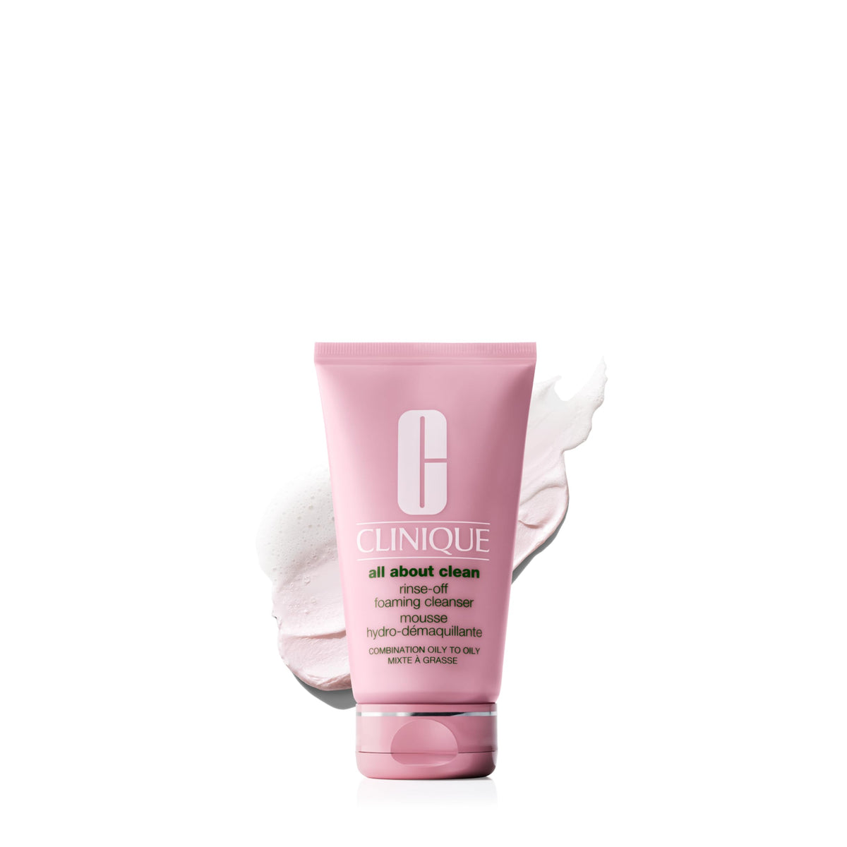 Clinique Rinse-Off Foaming Face Wash 5 Fl Oz front view