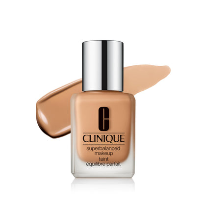 Clinique Superbalanced Oil Free Liquid Foundation front view, Honeyed Beige
