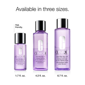 Clinique Take The Day Off Makeup Remover with makeup products