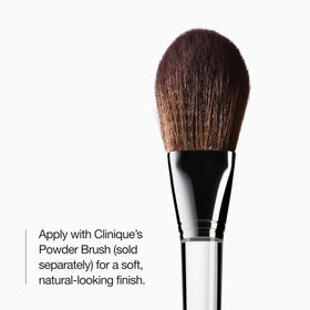 Clinique True Bronze Bronzer showing buildable colour swatch